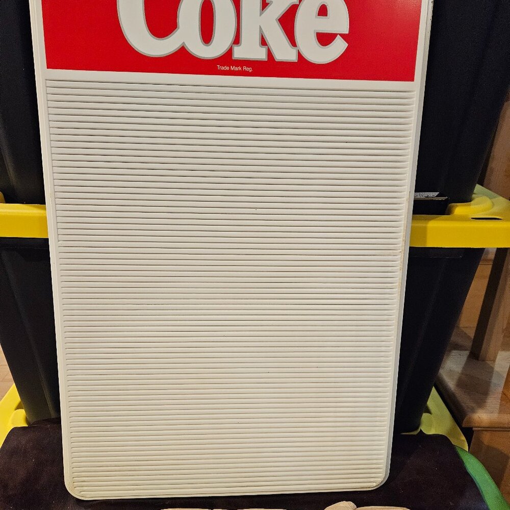 Vintage Coke Menu Board with original letters